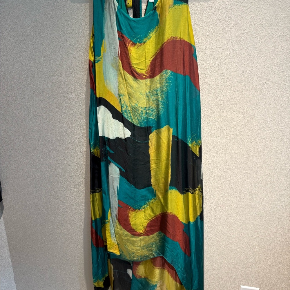 Ilenia Multicolor Sleeveless Maxi Dress - Picture 3 of 5